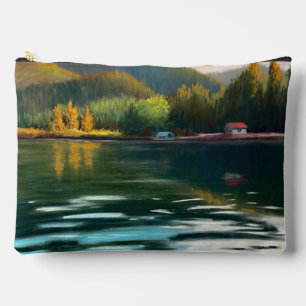 Landschaft bei Sonnenuntergang Zubehörtasche
