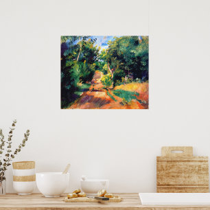 Landschaft bei Varengeville von Renoir Poster