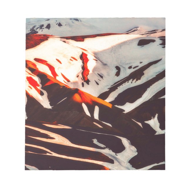 Landschaft Berge Notizblock (Vorderseite)