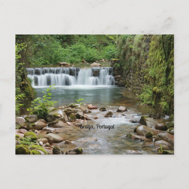Landschaft Braga, Portugal Postkarte (Vorderseite)