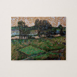 Landschaft, Brücke über die Oise von Vincent van G