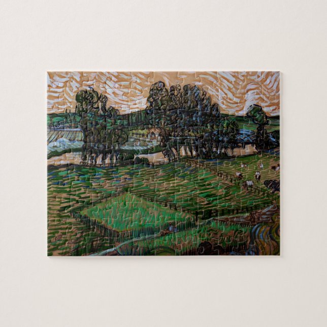 Landschaft, Brücke über die Oise von Vincent van G (Horizontal)