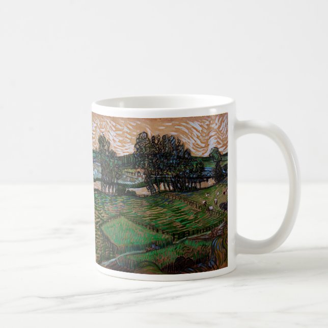 Landschaft, Brücke über Oise durch Vincent van Gog Kaffeetasse (Rechts)