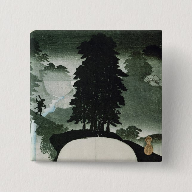 Landschaft Button (Vorderseite)