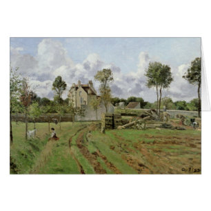 Landschaft Camille Pissarros , Louveciennes,