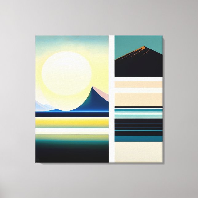 Landschaft - Canvas Print Leinwanddruck (Vorderseite)