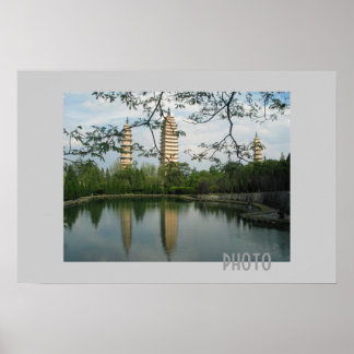 Landschaft Dali Poster