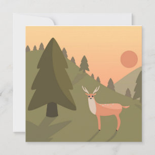Landschaft Deer Mountain Naturpark California Karte