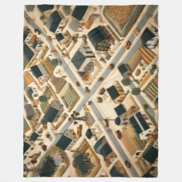 Landschaft der Abstrakten Landschaft Fleecedecke