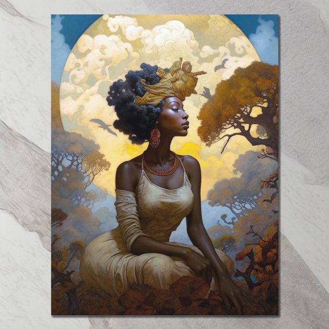 Landschaft der Afrikanerin Postkarte (Von Creator hochgeladen)