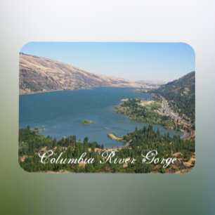 Landschaft der Columbia River Gorge Magnet
