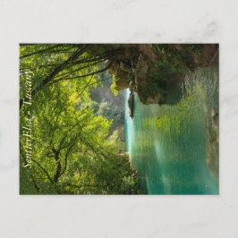 Landschaft der Elsa, Toskana Postkarte