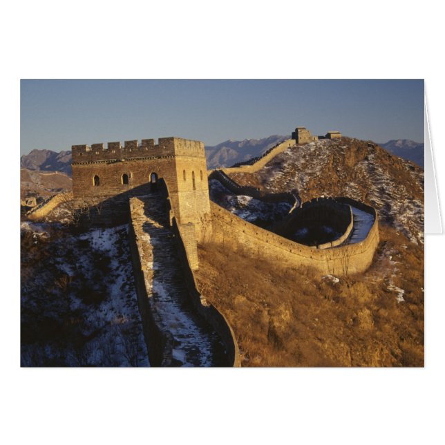 Landschaft der Großen Mauer bei Sonnenuntergang, C (Vorderseite (Horizontal))