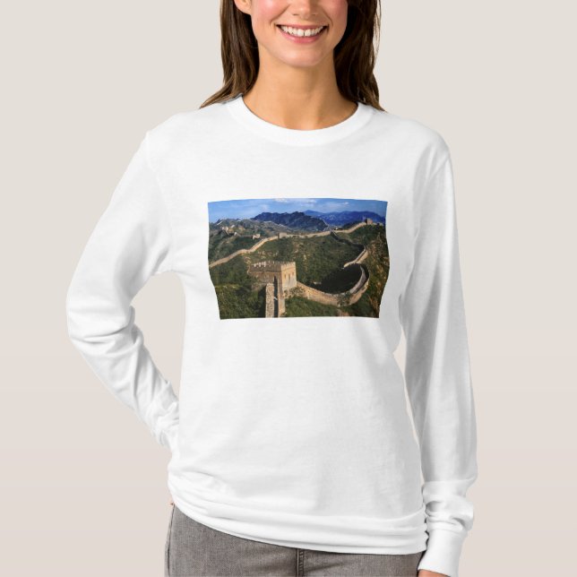 Landschaft der Großen Mauer, Jinshanling, China T-Shirt (Vorderseite)