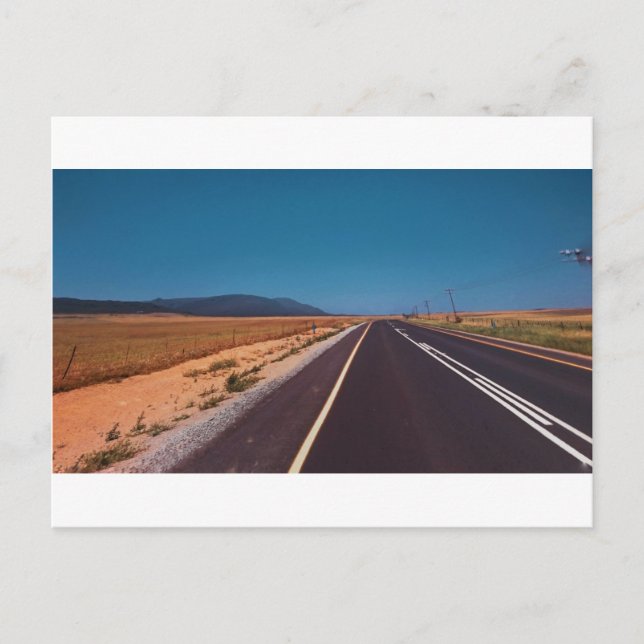 Landschaft der Kapstadt Postkarte (Vorderseite)