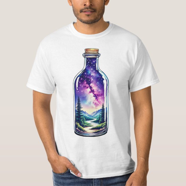 Landschaft der kosmischen Berge T-Shirt (Vorderseite)