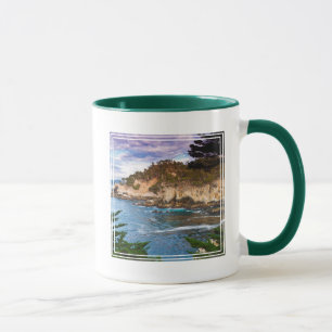 Landschaft der Küstenklippe Tasse