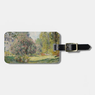 Landschaft: Der Parc Monceau - Claude Monet Gepäckanhänger