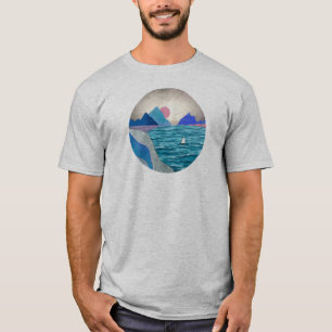 Landschaft der Sailboat Cove T-Shirt