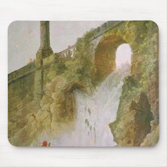 Landschaft, der Wasserfall Mousepad (Vorne)