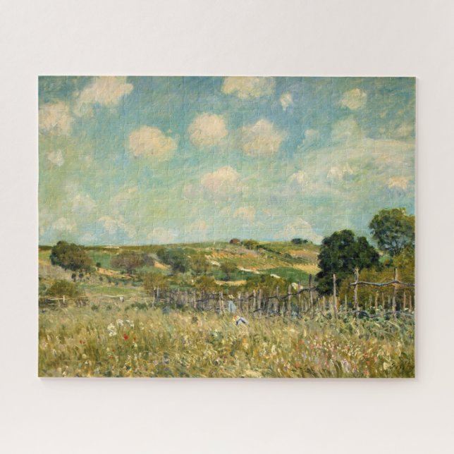 Landschaft der Wiesen (von Alfred Sisley) (Horizontal)
