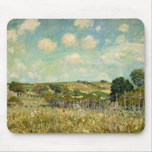 Landschaft der Wiesen (von Alfred Sisley) Mousepad
