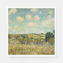Landschaft der Wiesen (von Alfred Sisley) Serviette
