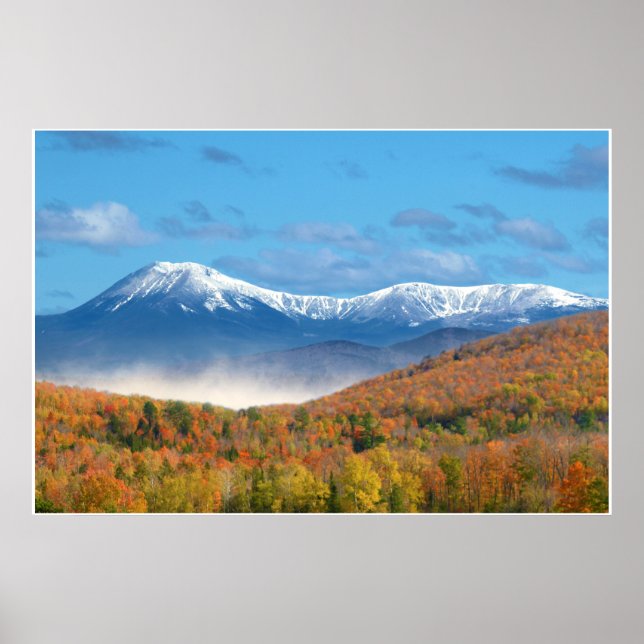 Landschaft des Katahdin-Fotos Poster (Vorne)