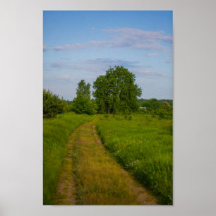 Landschaft des ländlichen Dorfes Landschaft Landsc Poster