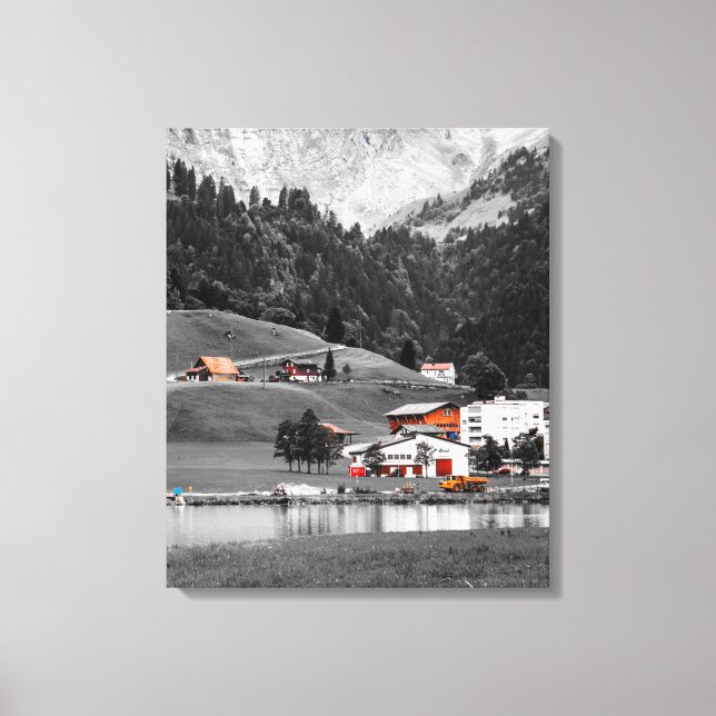 Landschaft des ländlichen Raums Leinwanddruck (Vorderseite)