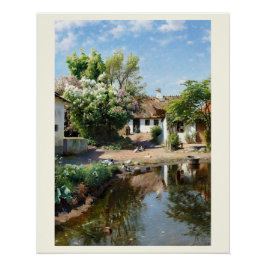 Landschaft des ländlichen Raums, Peder Mørk Mønste Poster