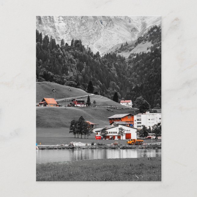 Landschaft des ländlichen Raums Postkarte (Vorderseite)