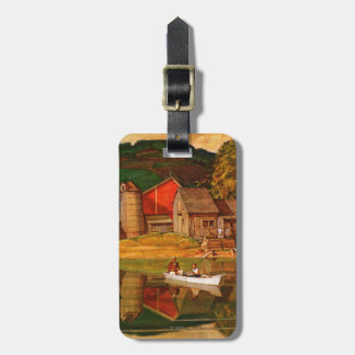 Landschaft des Landschaftsparks von Mead Schäffer Gepäckanhänger