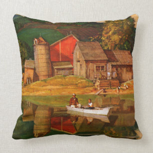 Landschaft des Landschaftsparks von Mead Schäffer Kissen