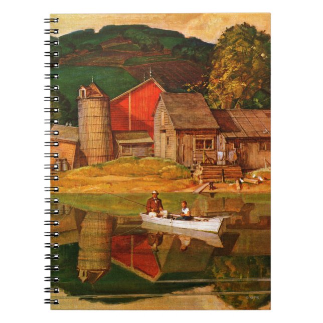 Landschaft des Landschaftsparks von Mead Schäffer Notizblock (Vorderseite)