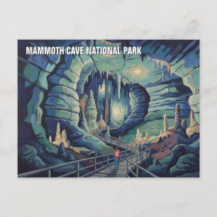 Landschaft des Mammoth Cave Nationalparks Postkarte