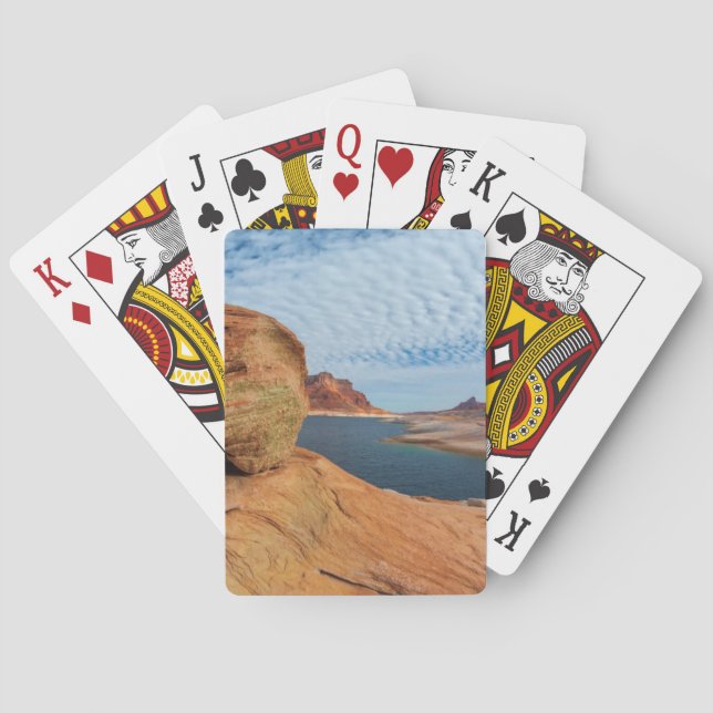 Landschaft des Powell-Sees Spielkarten (Rückseite)