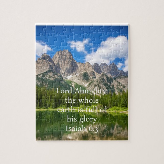 Landschaft die ganze Erde ist voll von seiner Herr (Vertikal)