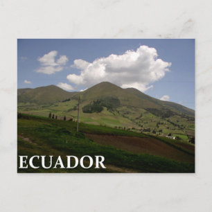Landschaft Ecuadors Postkarte