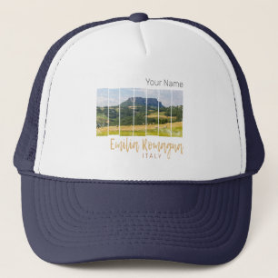 Landschaft Emilia-Romagna Italien Vintage-Souvenir Truckerkappe