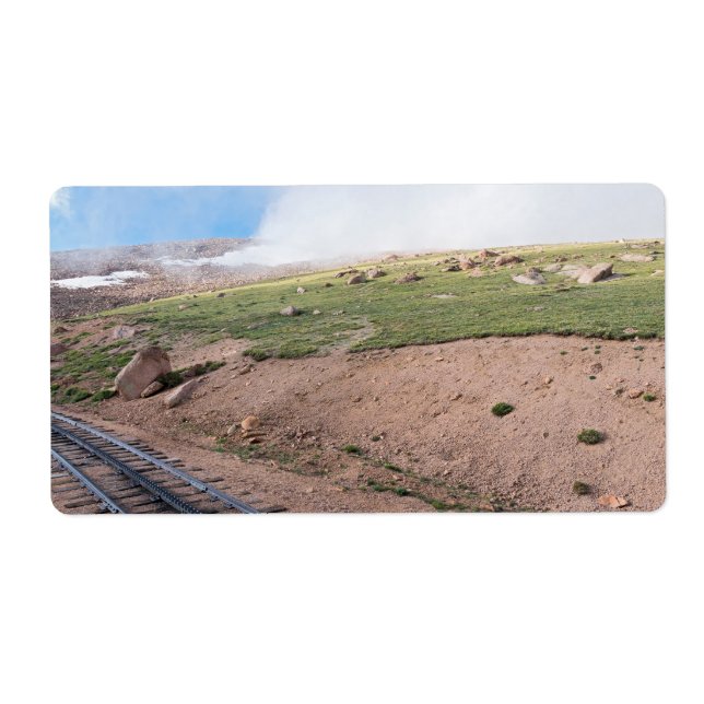 Landschaft entlang der historischen Zahnradbahn (Vorne)