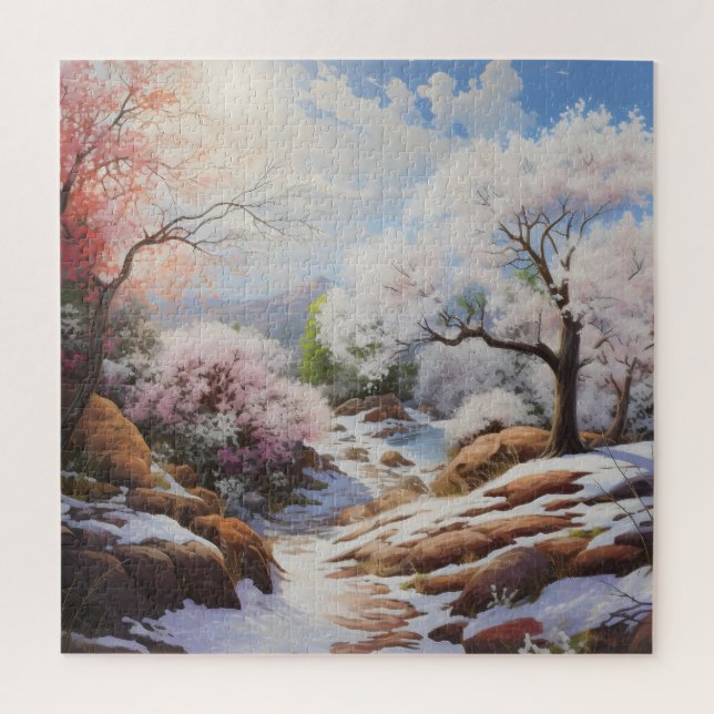Landschaft Frühjahr (Vertikal)