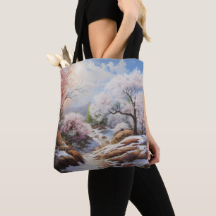 Landschaft Frühjahr Tasche
