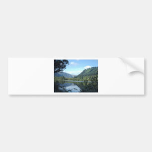Landschaft, Glendalough Autoaufkleber
