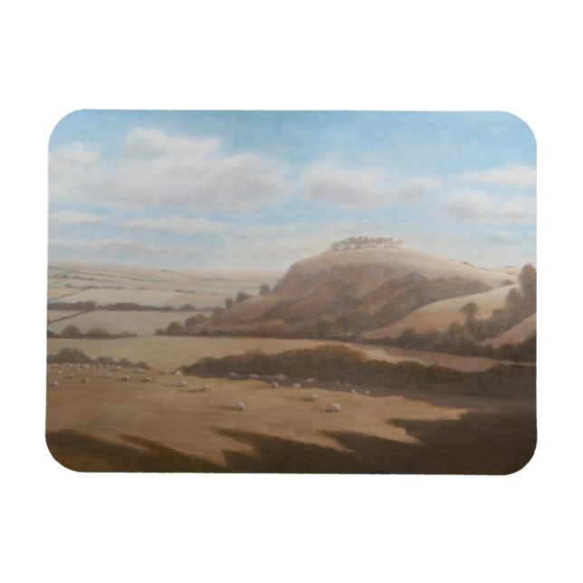 Landschaft Gloucestershire 2012 Magnet (Horizontal)