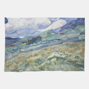 Landschaft hinter Saint-Paul Vincent van Gogh Geschirrtuch