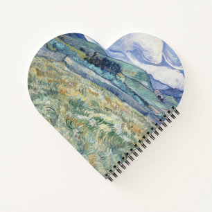 Landschaft hinter Saint-Paul Vincent van Gogh Notizbuch