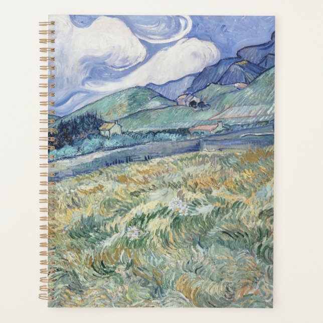 Landschaft hinter Saint-Paul Vincent van Gogh Planer (Vorderseite)