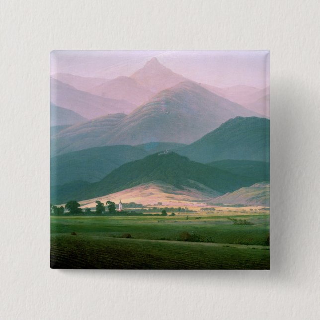 Landschaft im Riesengebirge, 1810-11 Button (Vorderseite)