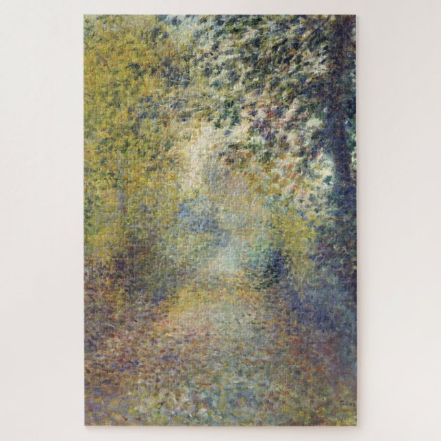 Landschaft im Wald (von Pierre-Auguste Renoir) (Vertikal)